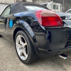 トヨタ MR-S 5MT 黒　小倉クラッチ　軽量フライホイール　強化クラッチ　黒　社外バンパーの画像