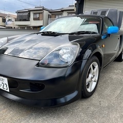 トヨタ MR-S 5MT 黒　小倉クラッチ　軽量フライホイール　強化クラッチ　黒　社外バンパーの画像
