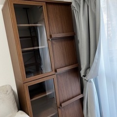 フラップ扉本棚