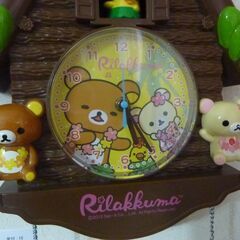 お下げ致しました！美品！くまもん＆スヌッピー壁掛け時計！振り子が動きます、お部屋の飾りに如何でしょうか。の画像
