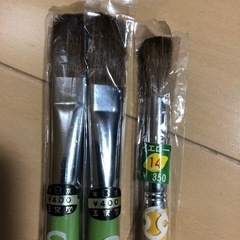 えのぐの絵筆３本　新品の画像
