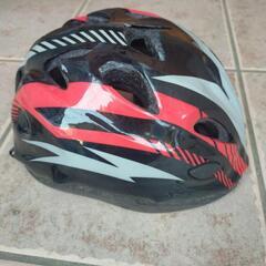 男の子　自転車　18インチ　ゴールド　補助輪　子ども用ヘルメット　児童用　金色の画像