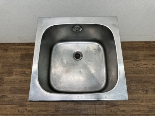 業務用　ステンレス　１槽シンク流し台　店舗　飲食店　厨房　W４５０ｘD４５０ｘＨ８００ｍｍ