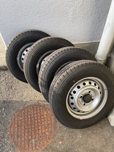 新車外し  軽バン  タイヤホイール4本セット