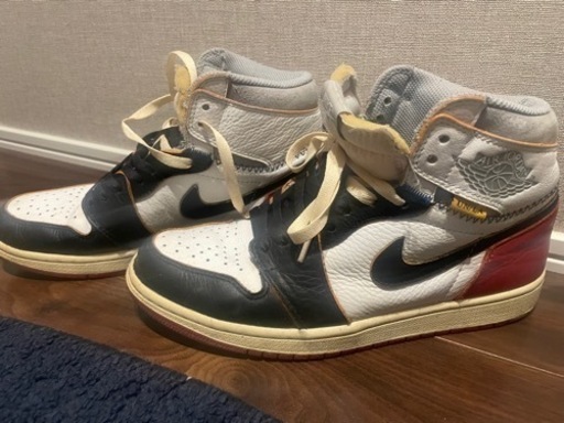 dude9 スニーカー　26.5 NIKE好きに　ユニオン風aj1