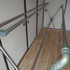 【お譲りします☆】楽天通販／伸縮式多機能布団干し（ekans社製 EX-701W　2022年製）の画像