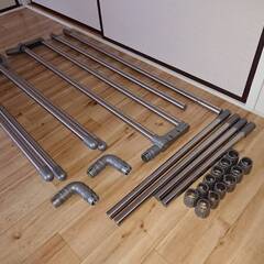 【お譲りします☆】楽天通販／伸縮式多機能布団干し（ekans社製 EX-701W　2022年製）の画像