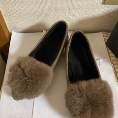 茶色 韓国 ぺったんこ   パンプス フラット 茶色 入学式 卒...