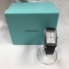 TIFFANY & Co. BAUME & MERCIER  ティファニー ボーム&メルシェ 腕時計 クオーツ SS レザー ホワイト文字盤 MV045139 コラボレーション おしゃれ 堺市 石津【ジャングルジャングルサカイ石津店】