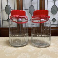 梅酒　漬物ビン　4リットル　2個