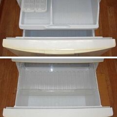 【無料】シャープ 冷蔵庫 3ドア 両開き(車の無い方は配送も相談のります)の画像