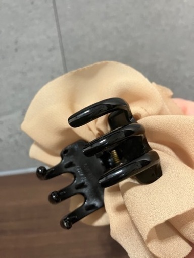シュシュバンスクリップ　バナナクリップ　ヘアアクセサリー