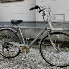 434、ママチャリ27インチ(外装6段変速)