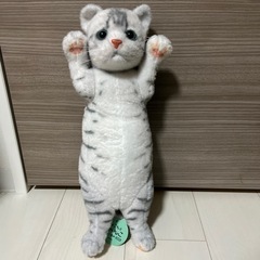 ちょこんとにゃんこぬいぐるみ 立っち 猫 ぬいぐるみ