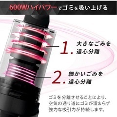 決まりました【新品・未使用】サイクロンスティッククリーナーの画像