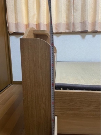収納付シングルベッド　値下げしました