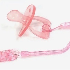 ★全国配送★ おしゃぶりホルダーカラーピンクのみ2本セット★数量限定