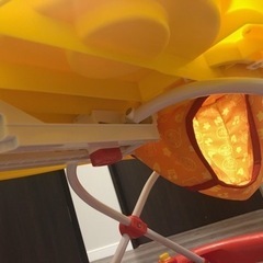 アンパンマン歩行器　食事トレー　高さ調整の画像
