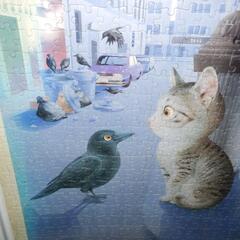 ❤️名画★猫４点❤️ジグソーパズル　村松誠コレクション★額縁付き★完成品の画像