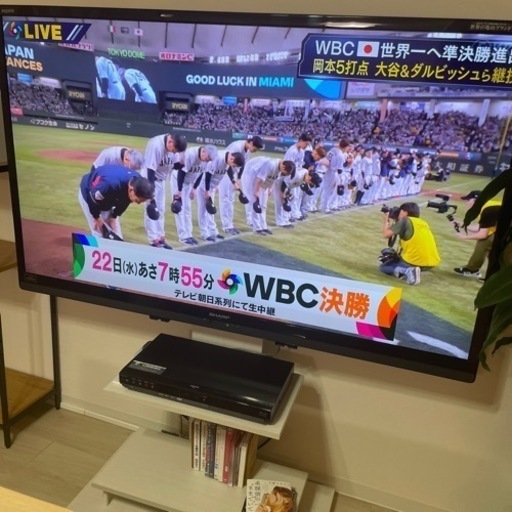 シャープ　55型　2012年製