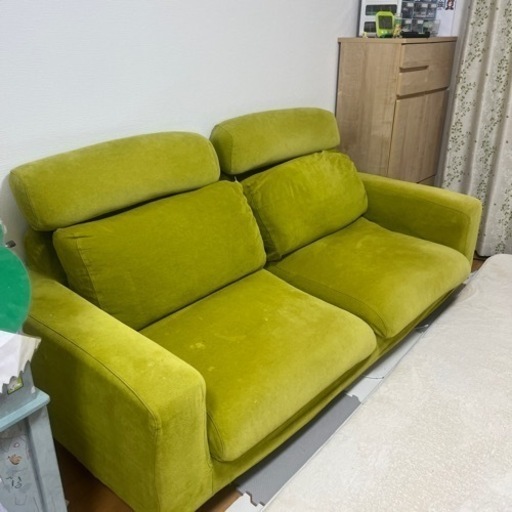 【受渡先決まりました】無印良品　2.5人用　ワイドアームソファー