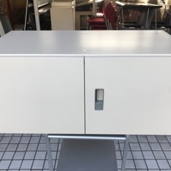 オカムラ製 ローキャビネット 2個セット ロッカー 収納 オフィ...