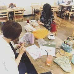 たまプラーザで編み物カフェ・編みたいものを編みたい時に自分サイズで編めるようになるための編み物レッスンをニットカフェ形式で開催してます♪の画像
