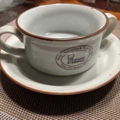 ミスタードーナツスープカップセット二つの画像