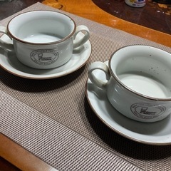 ミスタードーナツスープカップセット二つ