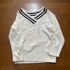 Vネックセーター　大きいサイズ4L