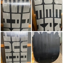 ビンディング付き スノーボード ワックス済み の画像