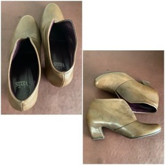 ビアリス【23㎝位】Vスリットブーティ☆クリーニングお手入れ済の画像