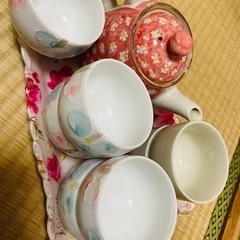 急須&湯呑みの画像