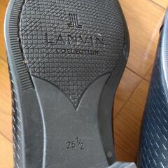 【新品同様】LANVIN ランバン 革靴 25.5CM シューズキーパー付の画像