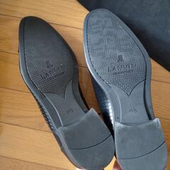 【新品同様】LANVIN ランバン 革靴 25.5CM シューズキーパー付の画像