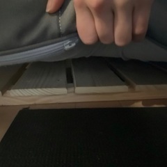 無料【3/19受け取り】\\シングルマットレスとスノコがセット//こちらの購入だけでローベッド完成♪の画像