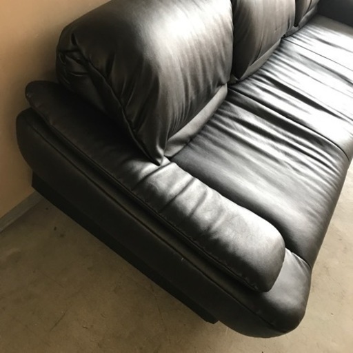 K2303-679  アサヒ家具3人掛けソファ 傷、汚れ有り