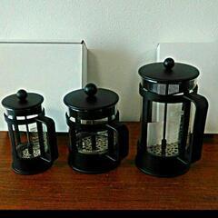 『 bodum製３点セットお値引中♪珈琲 紅茶フレンチプレスメー...