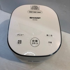 #7100 SHARP 炊飯器 2022年製KS-CF05C-W