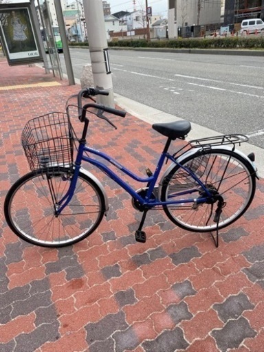 ママチャリ6段ギア付き