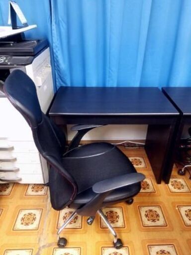 オフィスデスク ＆チェアーセット   幅900×奥行550×高700　省スペース/コンパクトサイズ