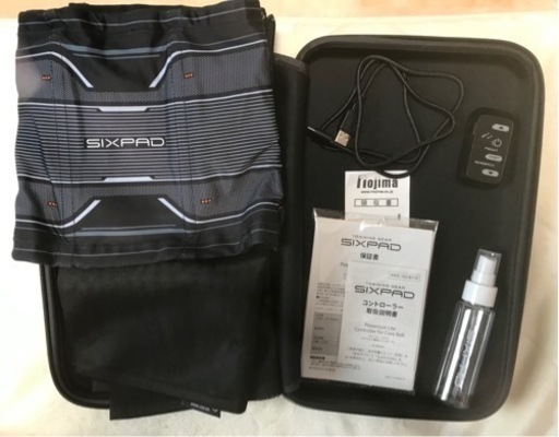 シックスパッドコアベルト　腹筋　背筋　横腹