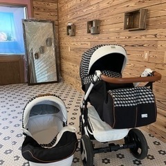 HUGO  ベビーカー　フランス　雨除け　カヤ　傘　有　AB型　...