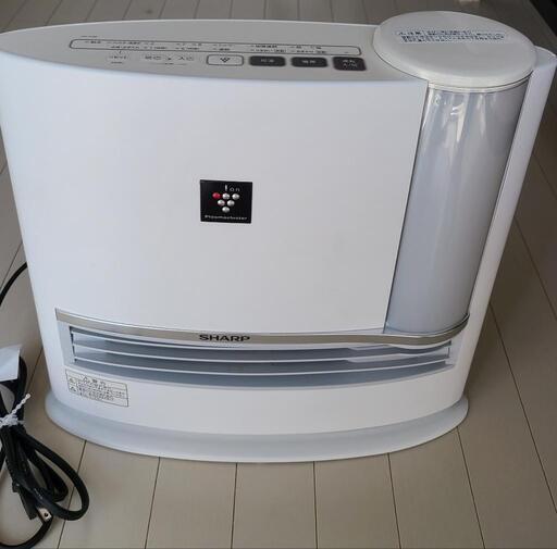 ※美品※SHARP シャープ プラズマクラスター搭載 加湿セラミックファンヒーター hx-j120-w 2019年式 ホワイト