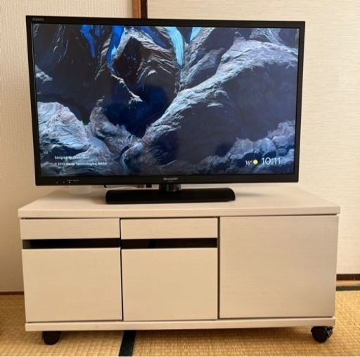 2014年シャープ　アクオス32型とテレビ台セット