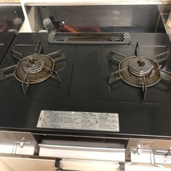 2口ガスコンロ　LPガス