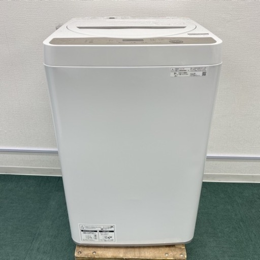 シャープ 全自動洗濯機 6キロ ディスカウント 2021年製＊ 美品】SHARP