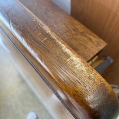 ダイニングテーブル 机 ブラウン 小さめの画像