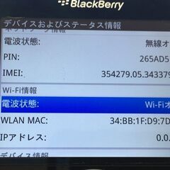 【🔥買取強化中🔥】BlackBerry Bold 9900 docomo 〇判定 ブラック 8GB【リサイクルモールみっけ柏大山台店】の画像