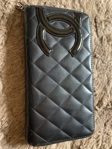 CHANELカンボンライン　長財布